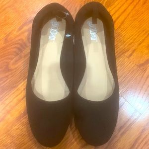 Brash Black Suede Wedge Heels - Women | Color: Black | Size: 12